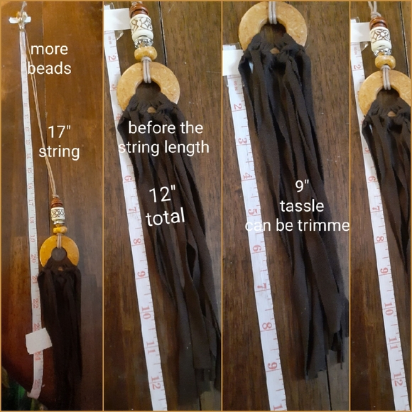 Boho Bead Necklace Long - Picture 12 of 15